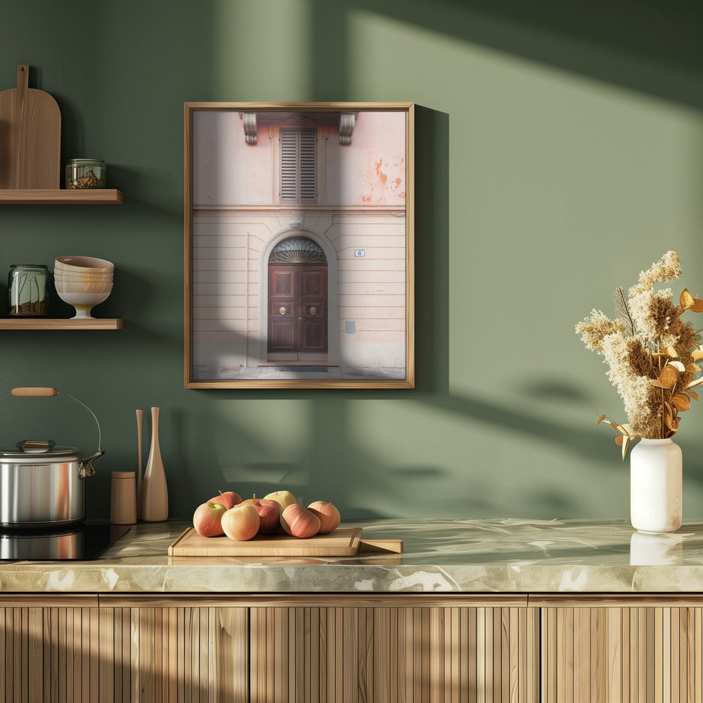 Bologna in Pink | Italy travel photography Poster