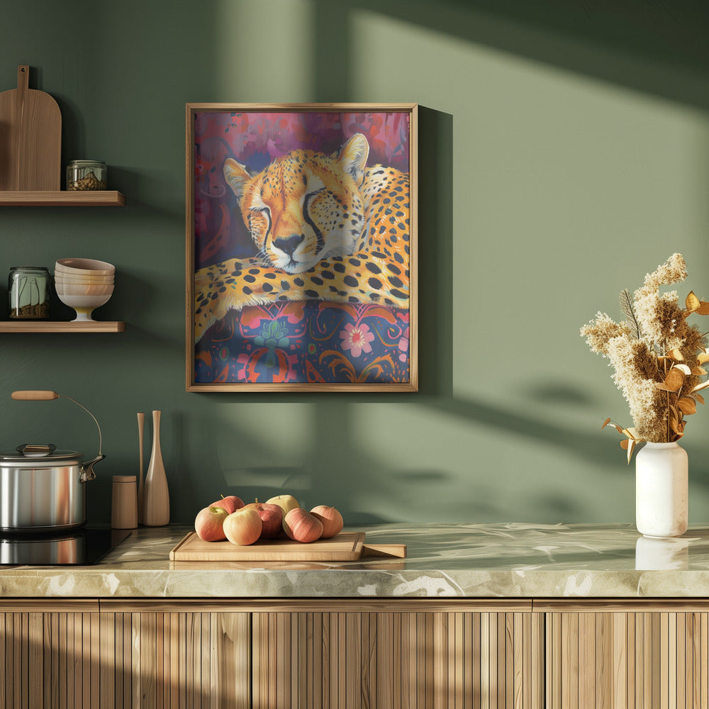 Resting Cheetah Poster