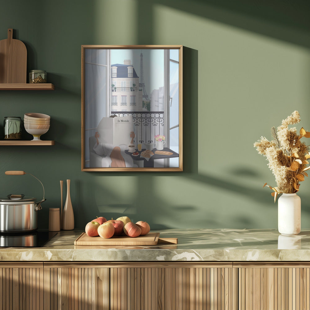 Paris Balcony Poster