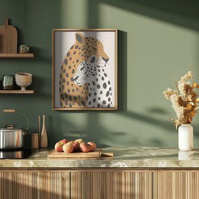 Leopard Mom Poster