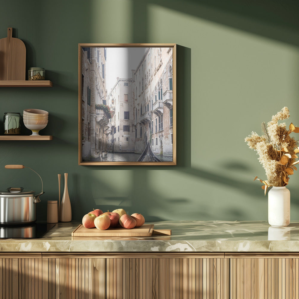 Venice Gondols and Houses