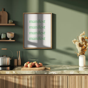 Manifest Green   Std Poster