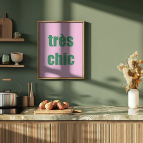 Treschicpinkgreen Ratioiso Poster