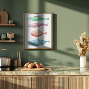 Colorful Fish Poster