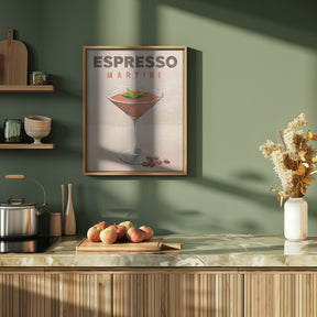 Espresso Martini Cocktail Bar Decor Poster