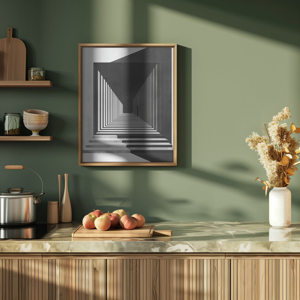 Abstract Hallway Poster