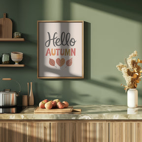 Hello Autumn Poster