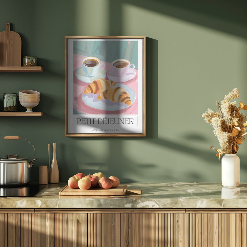 Petit dejeuner Poster