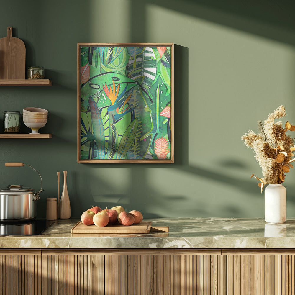 Bird of Paradise - Tropical Lush Poster