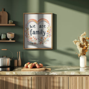 Wearefamily(floralno2) Poster