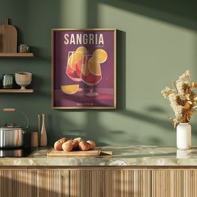 Sangria Cocktail Poster