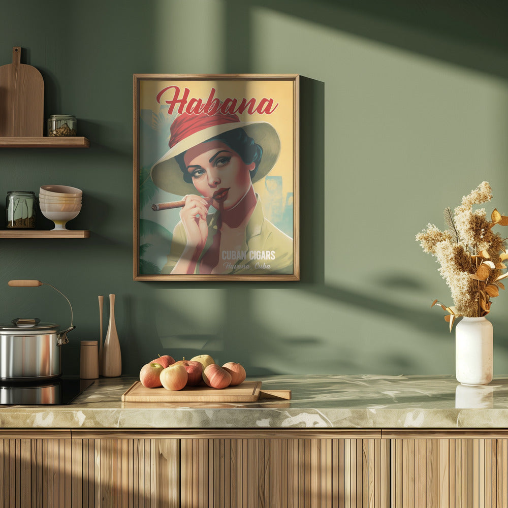 Habana - Cuban Cigars Poster