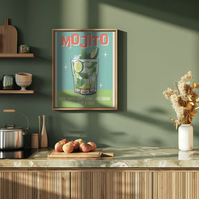 Mojito Cocktail Poster