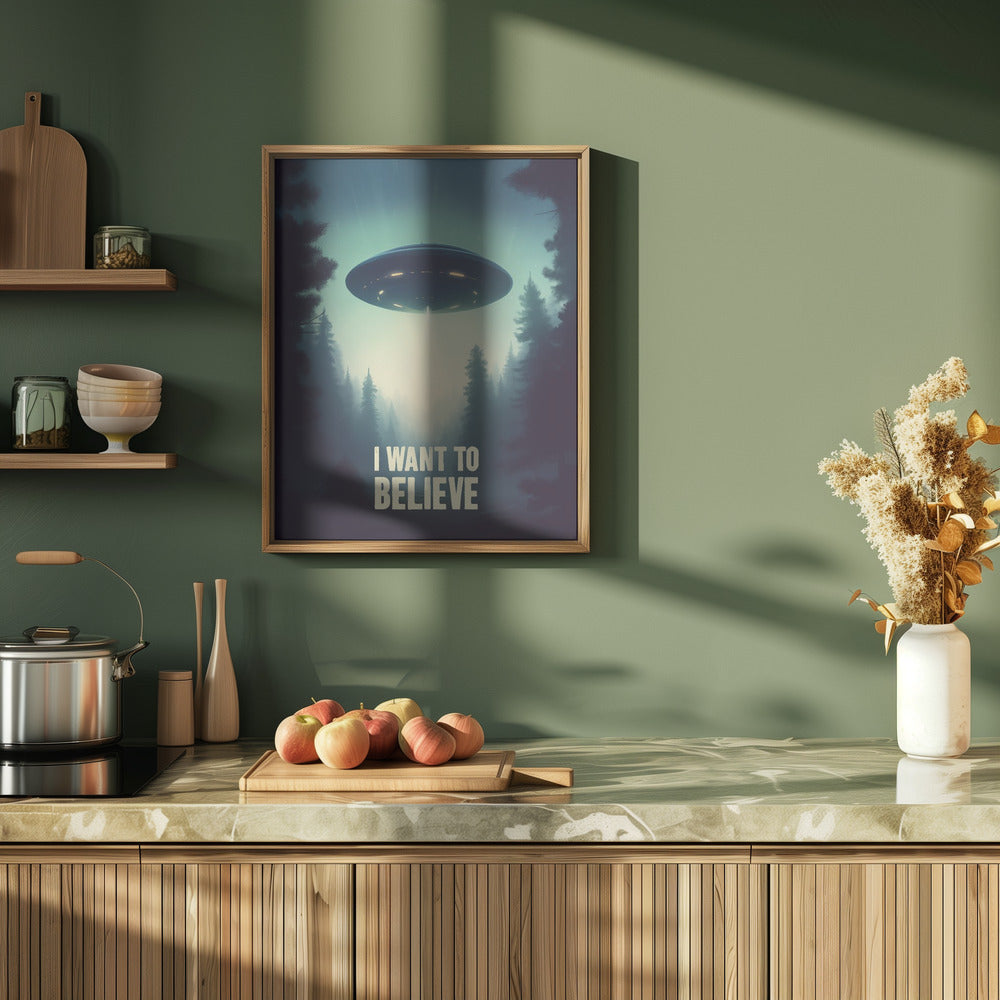 I Want To Believe - UFO Poster