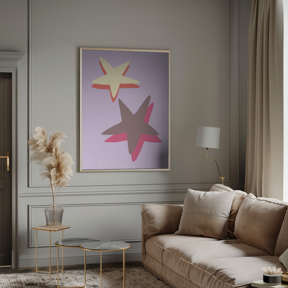 Lilac Star Poster