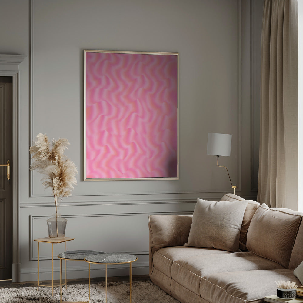 Pink Silk Pattern Poster