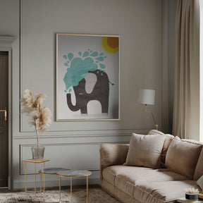 Funny elephant Poster