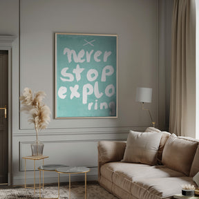 Never Stop Exploring Poster