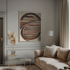 Curved Wood Poster