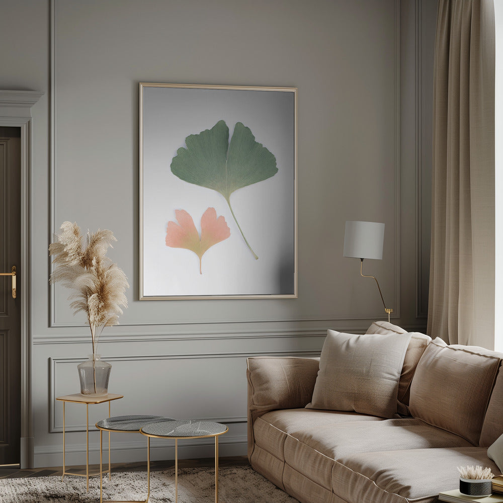 Pastel Ginkgo Poster