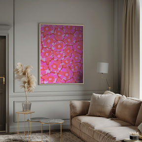 Cute Pink Flowers Poster