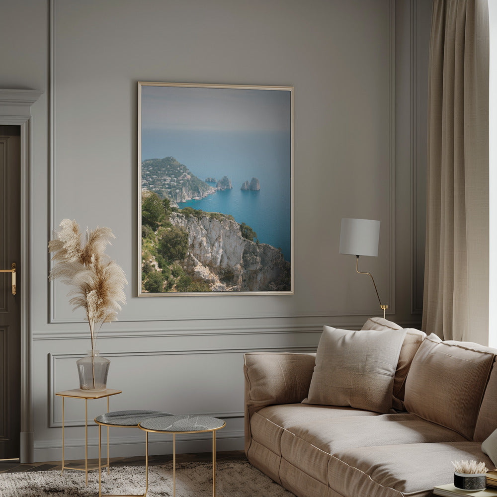 Coast of Capri Italy Poster