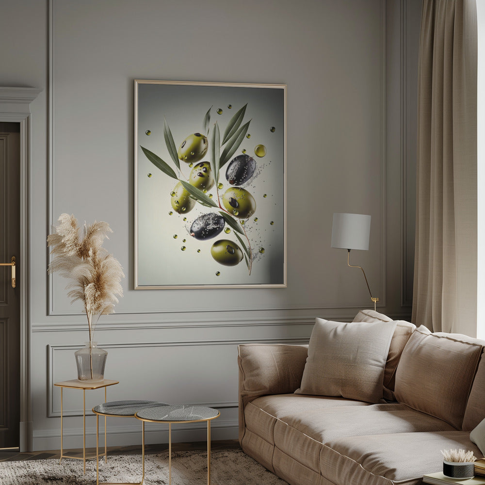 Fresh Olives Poster