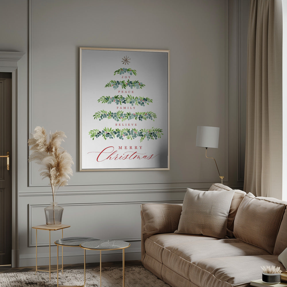 Christmas tree of wishes Poster