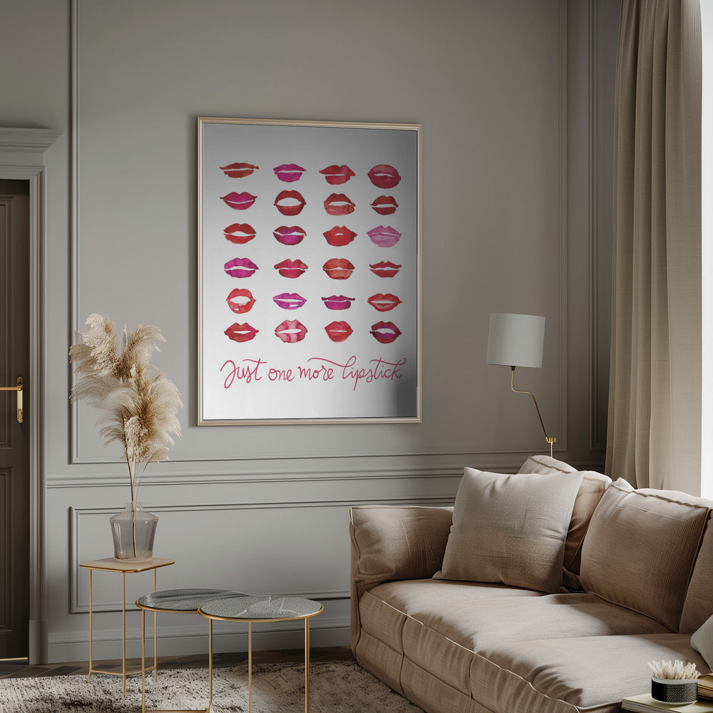 Just one more lipstick Poster