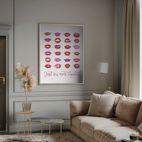 Just one more lipstick Poster