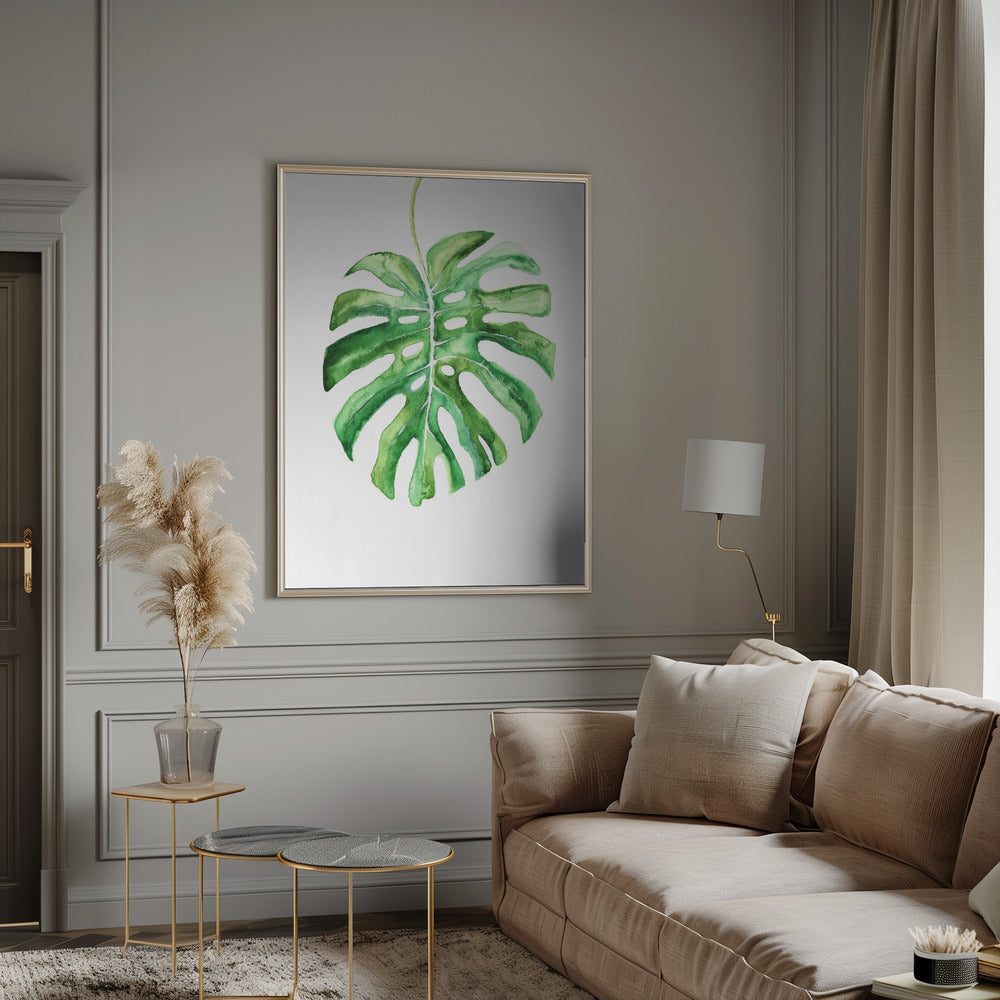 Monstera Leaf Poster