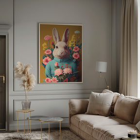 Mr Easter Bunny Poster