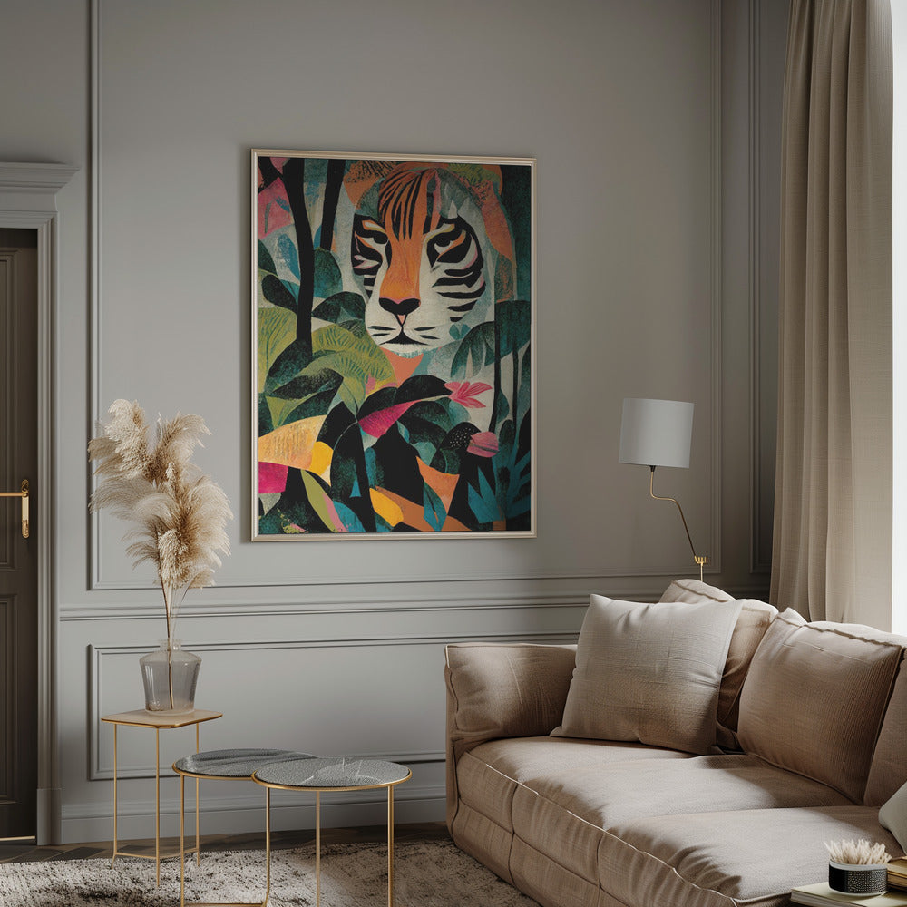 Jungle Tiger Poster