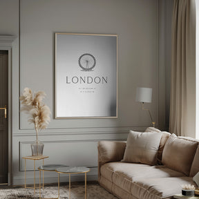 London city coordinates Poster