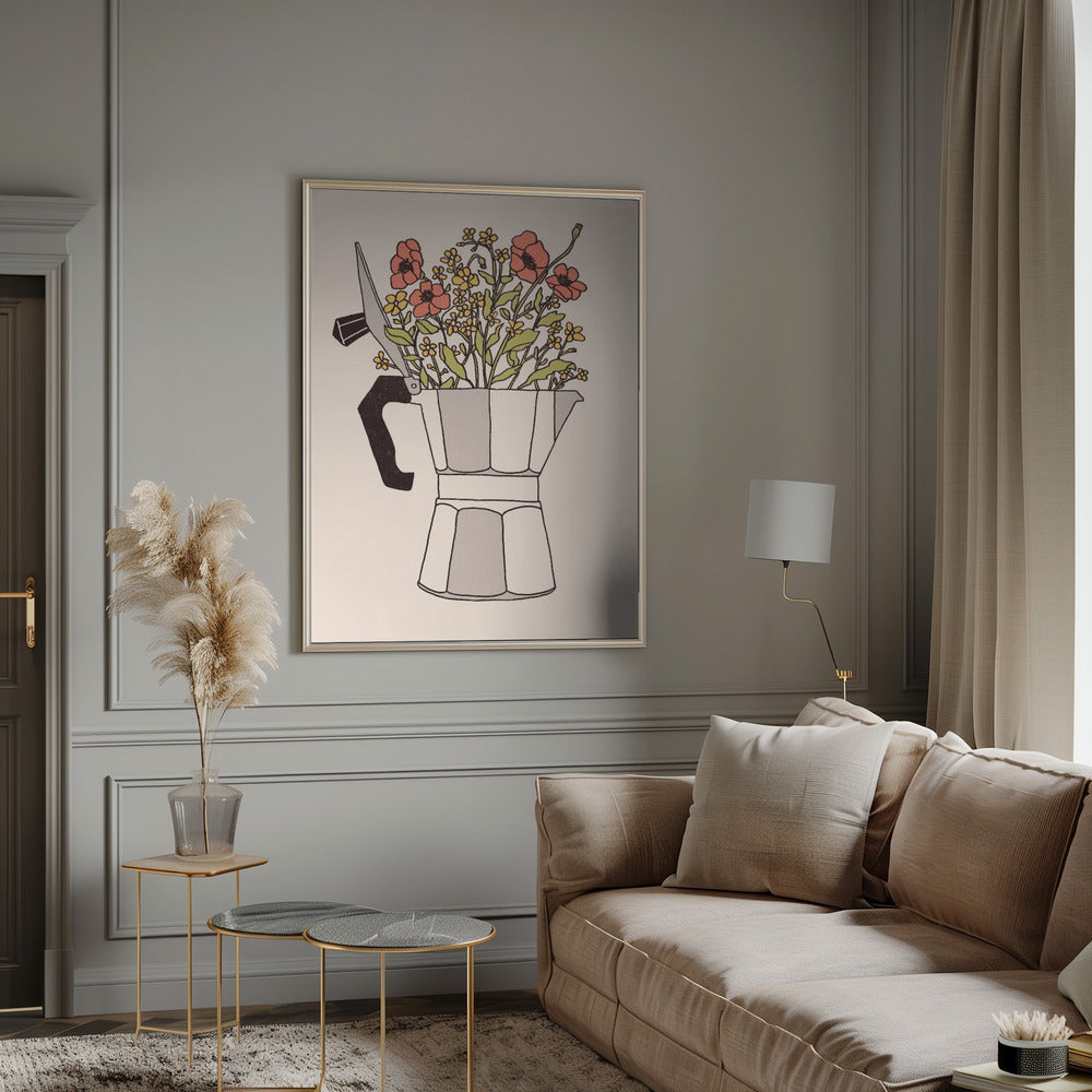 Moka Flowers Poster