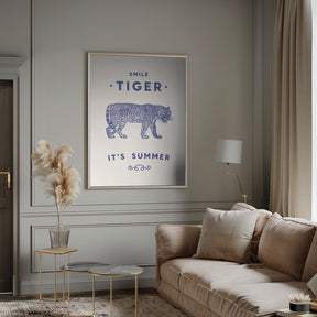 Smile Tiger Poster