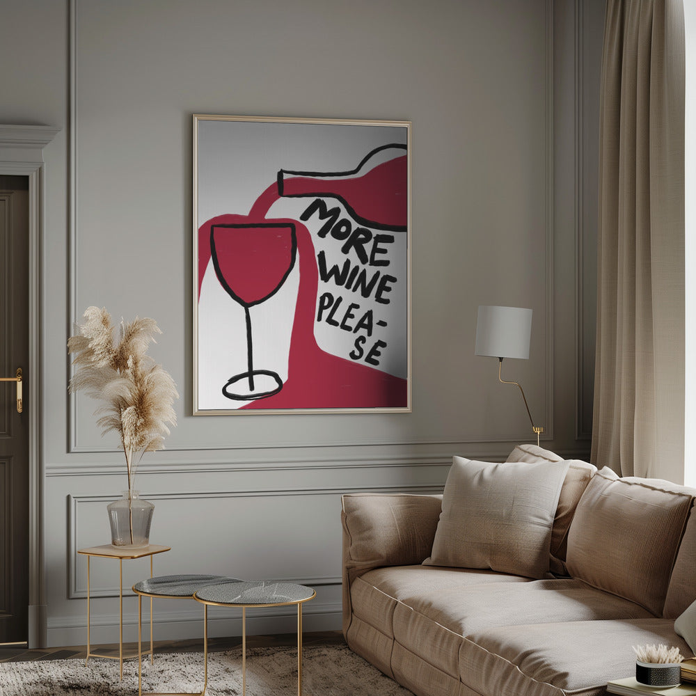 More Wine Please Poster