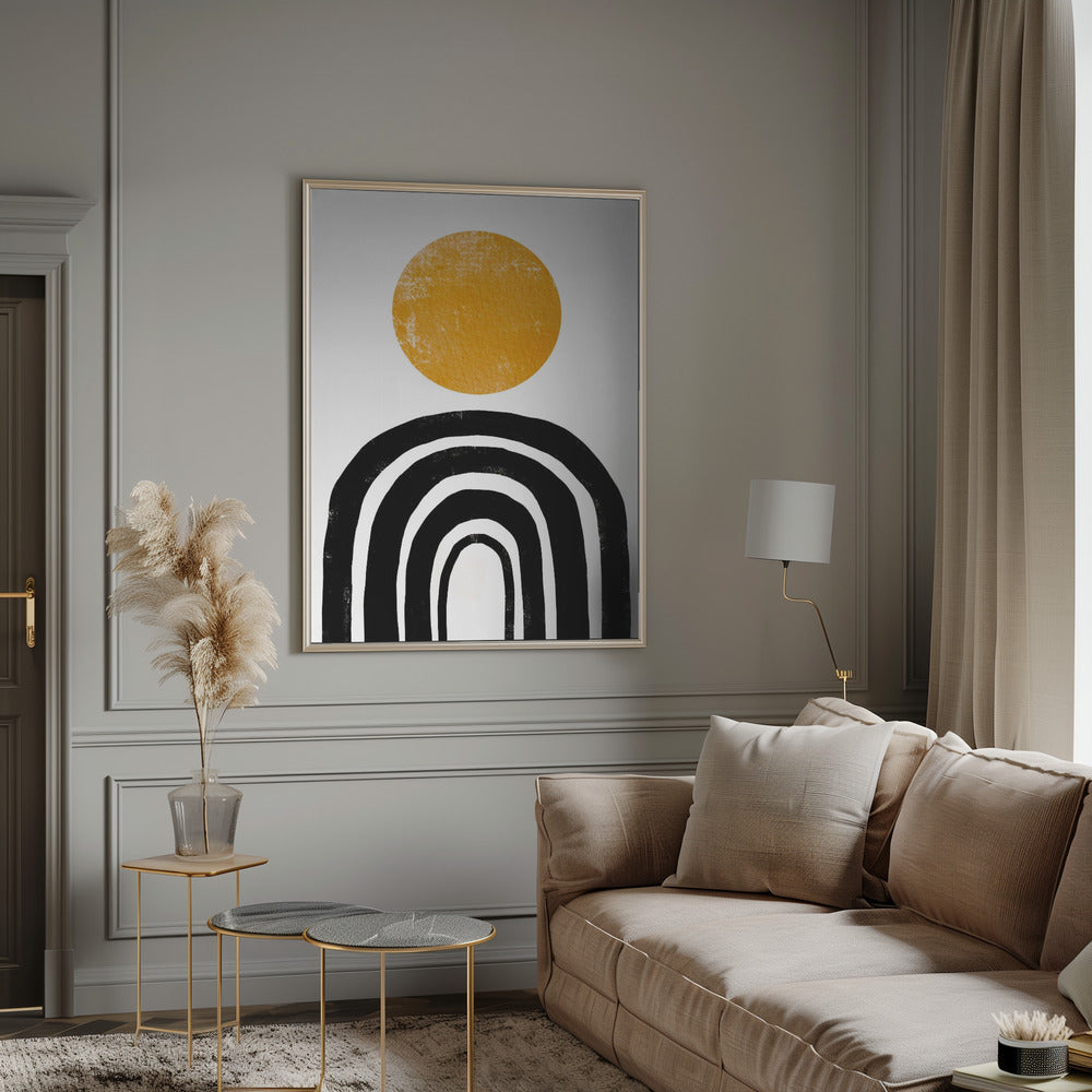 Arch Line Art Poster