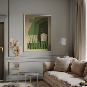 Love Sunday print Poster