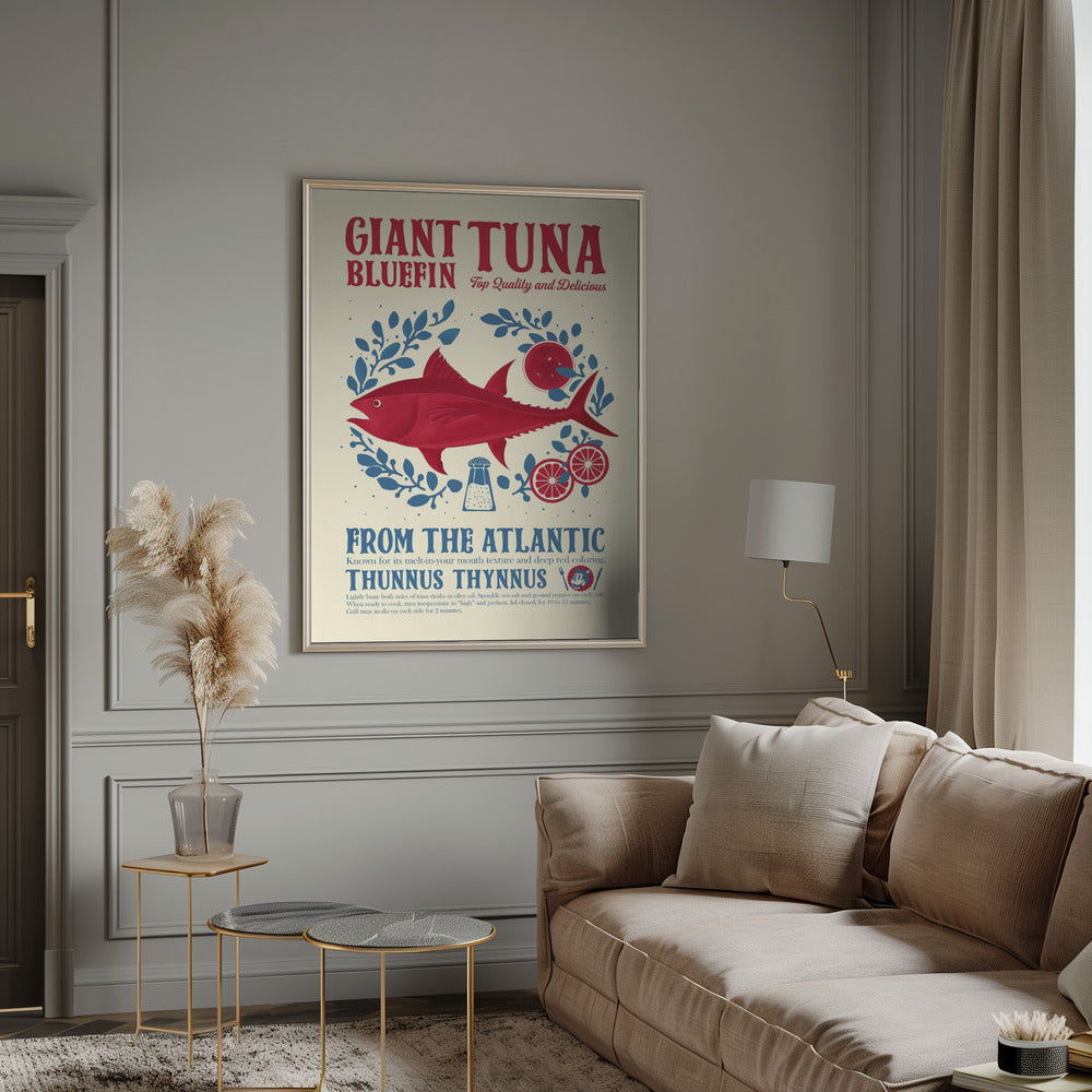 Tuna kitchen print Poster