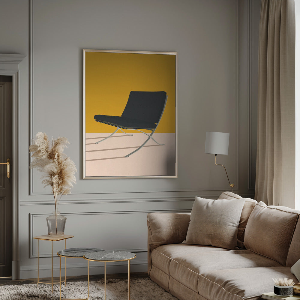 Barcelona Chair By Mies Van Der Rohe Poster