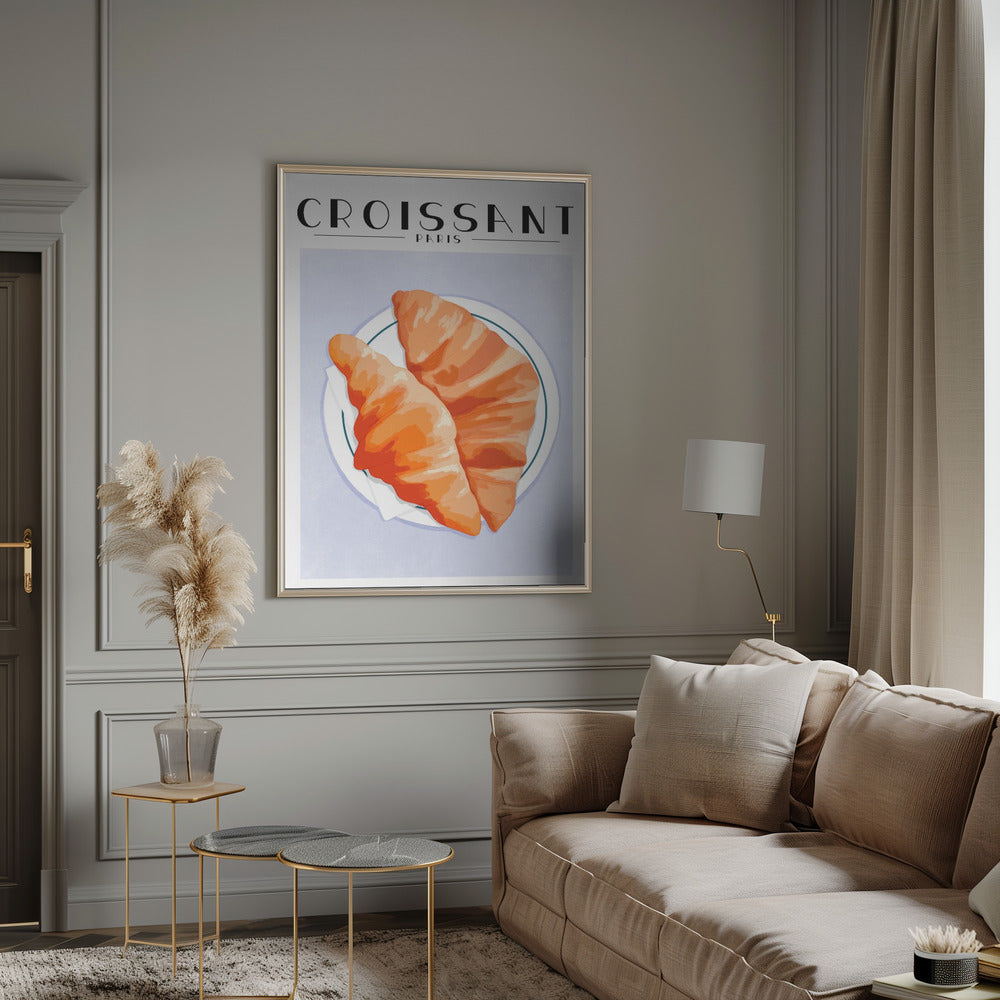 Croissant - Paris Poster