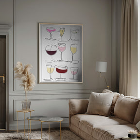 Wine & Drinks Poster