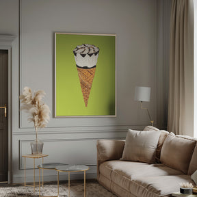 Cornetto On Pistachio Poster