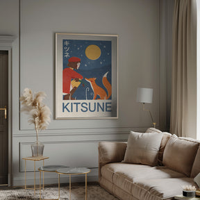 Kitsune Fox Poster