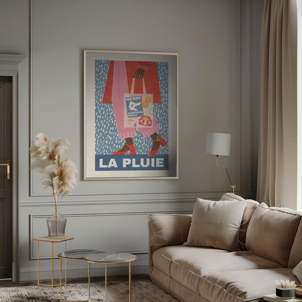 La Pluie French Style Poster