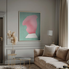 Stone Sculpture In Pink Poster