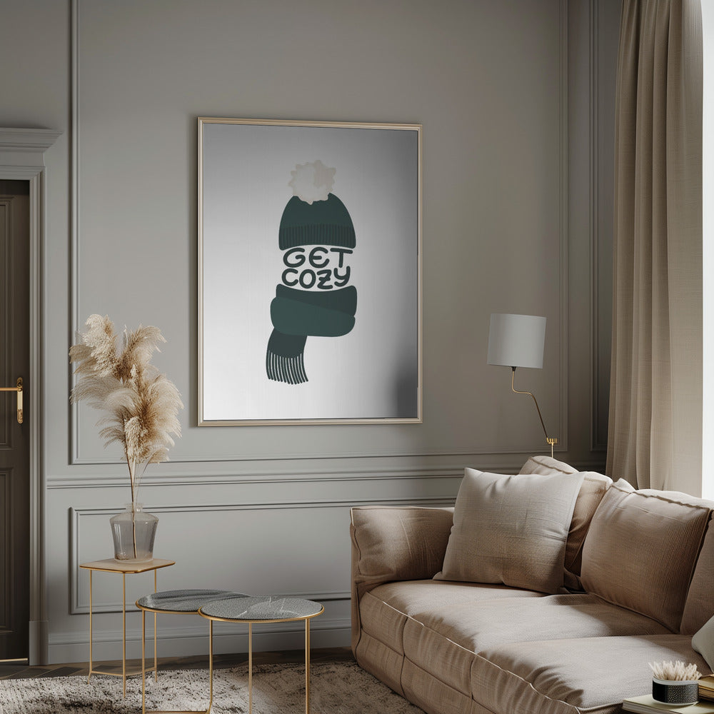 Get cozy (green) Poster