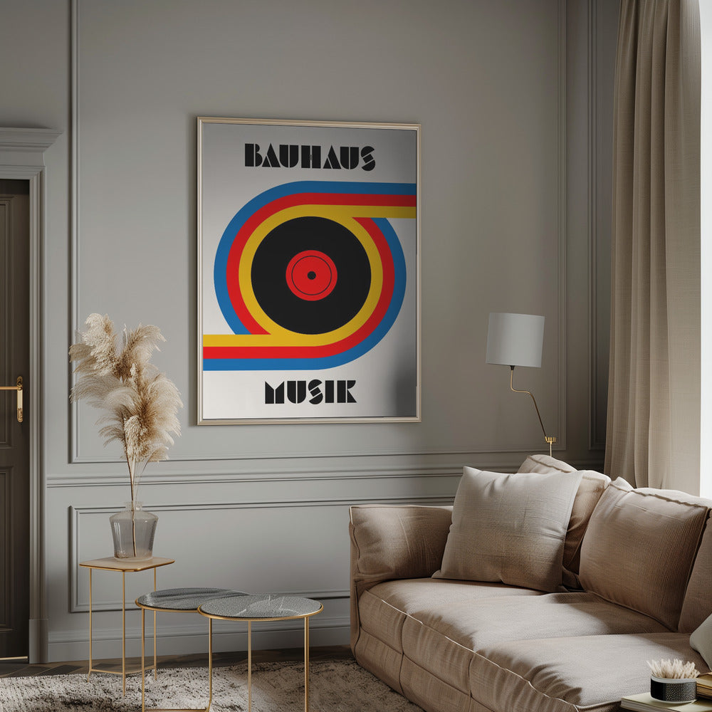 Bauhaus Musik Vinyl Poster