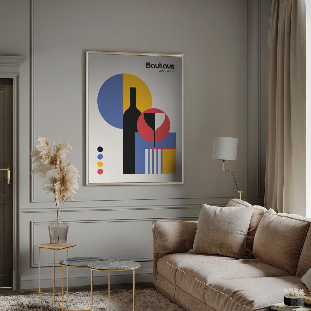 Bauhaus Wine Lodge Poster